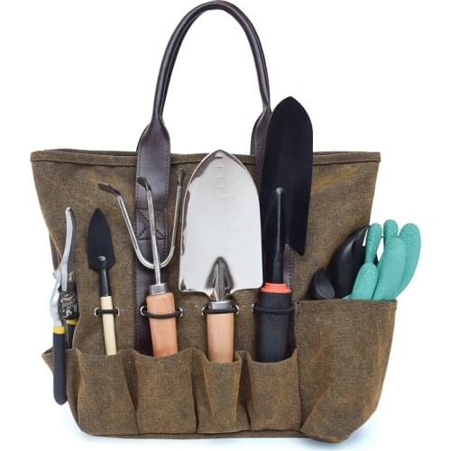 Tools Organizer, Tool Bag, Wrench Pouch,Canvas Tool Organizer for Gardening Beach Camping Travel Car Trip