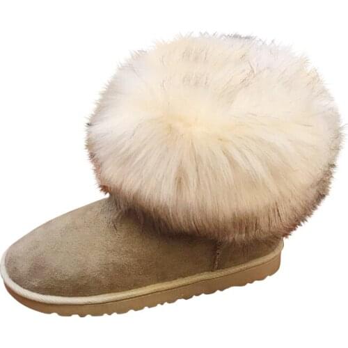 Autumn Winter Snow Boots Womens Shoes British Style Plus Velvet Snow Men‘s Boots Warm High-Top Outdoor Waterproof Cotton Shoes