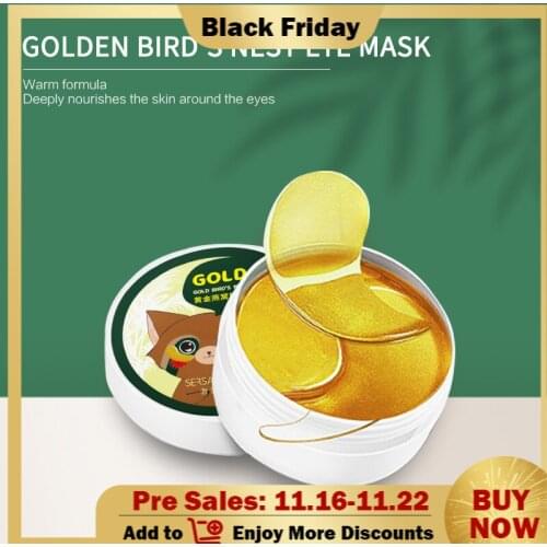 60 Pcs/box Moisturizing Eye Mask for Eye Care Dark Circles Remove Anti-Aging Wrinkle Skin Care Eye Patches