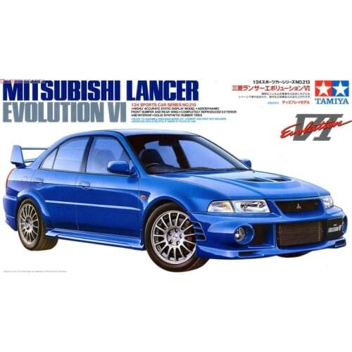 Plastic Model Building Kits 1/24 Lancer EvolutionVI Assembly Car Tamiya 24213 Car Model