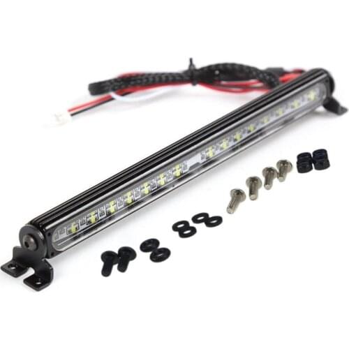 RC Car Upgrade Parts LED Light Bar 32 LED Bulbs Roof Lamp for 1/10 RC Crawler Traxxas TRX4 Axial SCX10 90046 D90 TF2