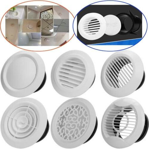 Adjustable Ceiling Air Extract Valve Round Diffuser Duct Cover Air Vent Grille