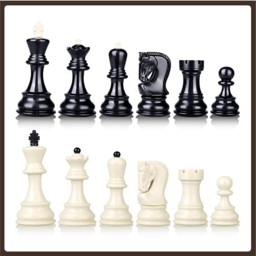 Luxury Chess Pieces Resin Black White Staunton Large Piece Professional Official Tournament Standard Chess Set Jeux Accessories