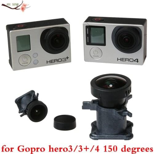 150 Degree Wide Angle Lens for Gopro Hero 4 3 3+ Black Silver Action Camera 12Mp Replacement Lens Mount for Go Pro Accessory