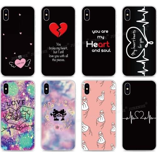 Silicone Love Heart Cover For Cubot Note 20 7 X30 C30 P40 P30 P20 X19 R15 R19 Max 2 J3 Pro J7 J5 2019 X18 Plus Phone Case