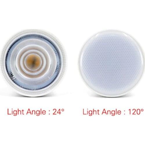 6W LED E27 LED 3000K/6500K Cold/Warm White LED Bulb Replacement 24°/120° Flood Beam Angle