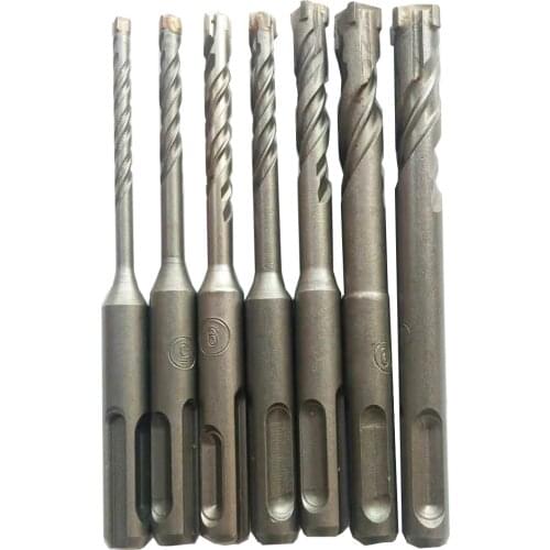 1pcs 110mm Electric Hammer Drill Bits 4-12mm Cross Type Tungsten Steel Alloy SDS Plus for Masonry Concrete Rock Stone