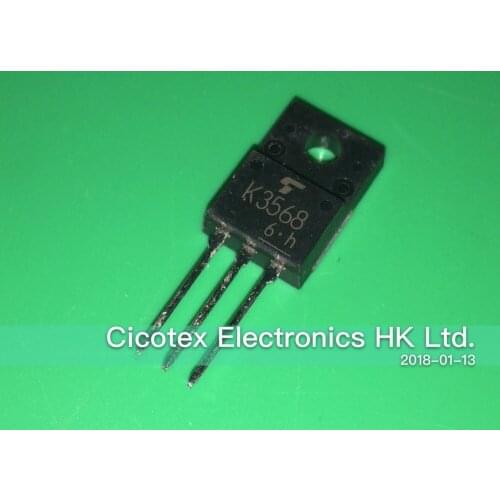 10pcs/lot 2SK3568 K3568 TO-220F 2SK3568(STA4,Q,M) Silicon N Channel MOS Type Switching Regulator Applications