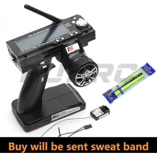 2.4G 3CH FS-GT3B RC Model Boat Car Transmitter Receiver Radio Control Models High Sensitivity with LED Screen Remote Controller