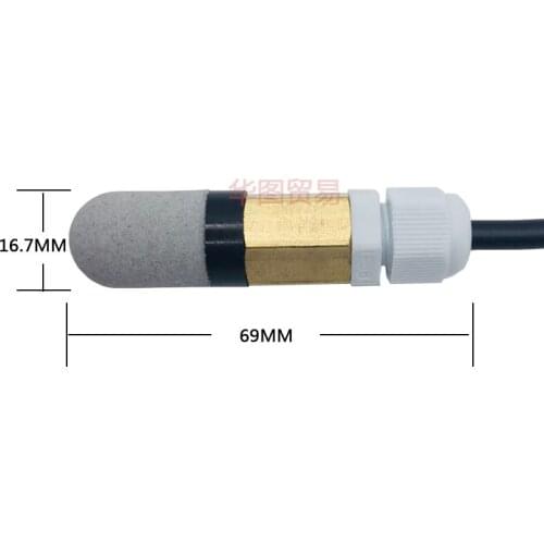 2PCS New SHT20 SHT30 soil temperature and humidity module probe dual waterproof I2C sensor humidity temperature measuring head