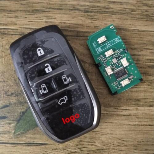 5 Buttons Car Keyless-Go Smart Remote Key for Toyota Alphard Estima Previa Vellfire ASK 315MHZ ID71 Chip Board No: 0780/5380