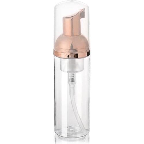 50ML Clear Foam Bottle Liquid Soap Shampoo Lotion Shower Gel Dispenser Bottles Empty Pump Refillable Travel Container