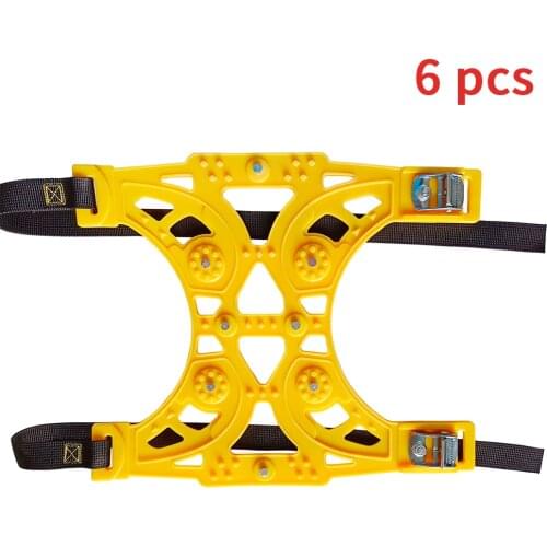Wonderlife 6pcs steel Car Snow Chains Vehicles Thickened Widened Non-Slip Wheel Snow Chain Winter Truck Car Snow Tire Chain