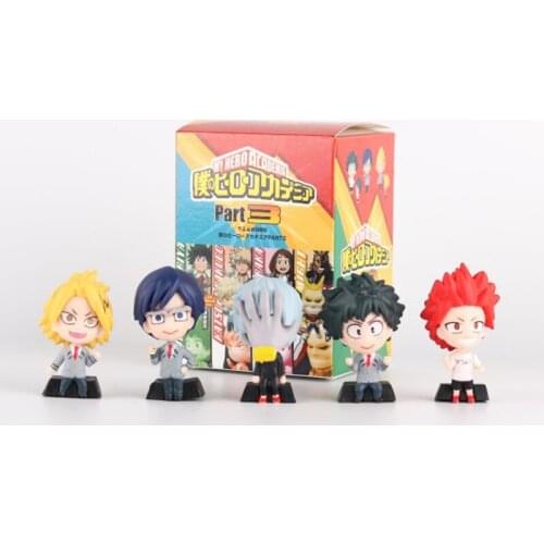 Anime My Hero Academia Cute Midoriya Izuku Todorki Shoto Katsuki Bakugo Ochaco Uraraka Model Toys