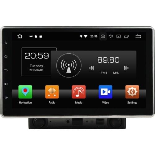 10.1'' Android 9.0 Octa Core Car GPS DVD Player Stereo Multimedia 4G ram 64G universal 360 rotable big front USB detachable