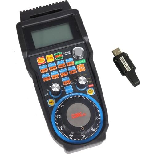 6 axis Mach3 wireless handwheel Manual Controller USB Handle MPG mach3 mpg