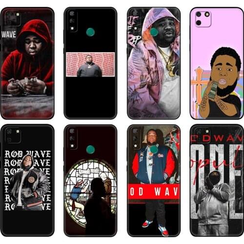 Black tpu Case For Huawei Y9S Y6S Y8S Y5P Y7P Y8P Case For Huawei Y5 lite Prime 2018 Y6 2019 Cover Rod Wave rap