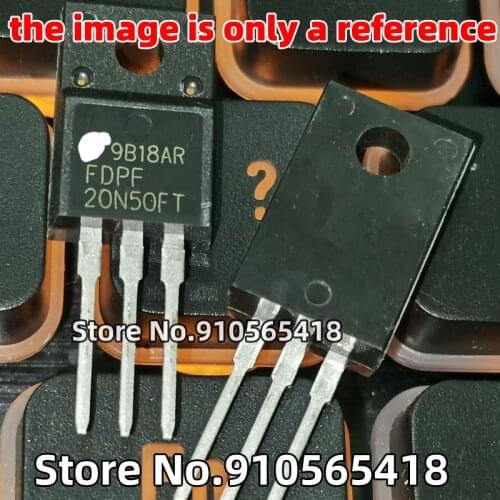 50/30/20PCS FDPF20N50FT FQPF20N50 20N50 TO220F-3 MOSTube Field effect transistor