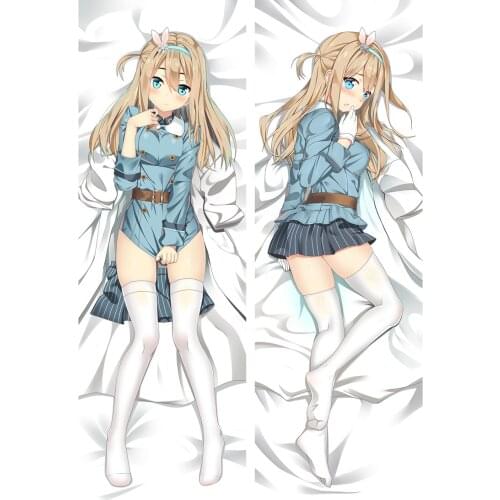 Anime Cartoon Girls' Frontline Double sided hugging Pillow Case Pillow Cover Pillowcase Peach Skin 2 Way 86051