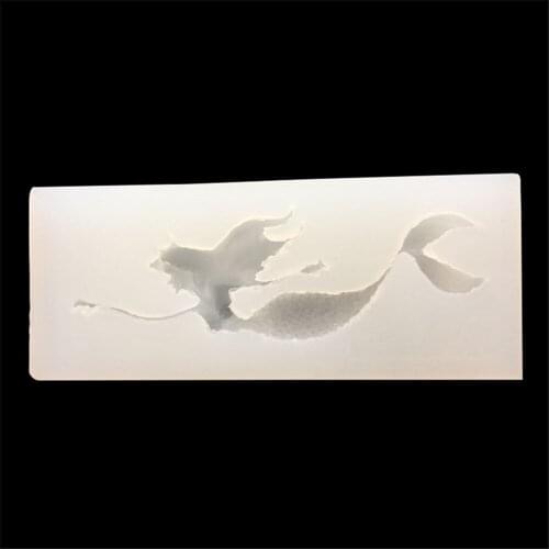 Epoxxy Resin Clay Molds Fish Fairy Mould Cemento Moule Ciment Silikonform Beton Silicone Designer Concrete Fondant Cake Mold