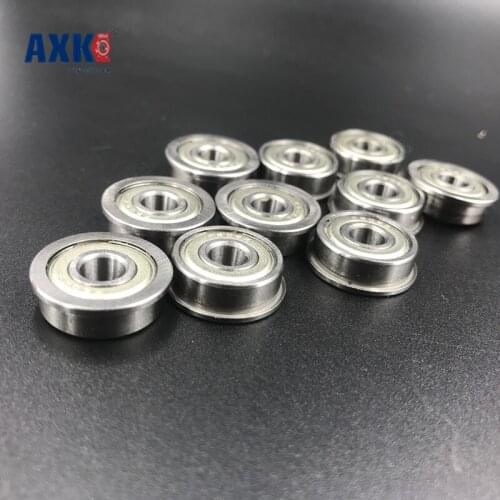 F625zz Abec-1 (10pcs) 5x16x5mm Flanged Ball Bearings