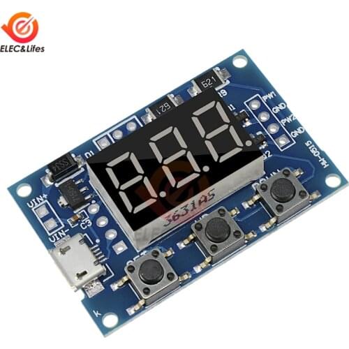 Signal Generator PWM Pulse Frequency Duty Cycle Adjustable Module DC 5-30V Micro USB 5V LED Display Independent Signal Generator