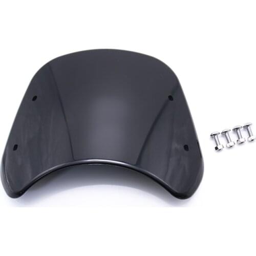 Classic Motorcycle Windshield for QianJiang Benelli Cub 250 500 Motorbike Durable Wind Deflector Scooter Moto Retro Windscreen