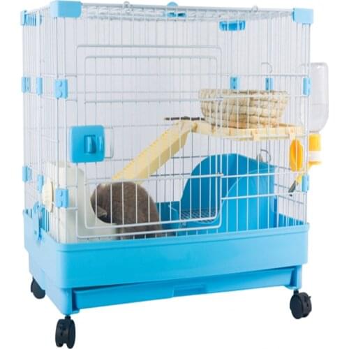 Rabbit Cage Culture Home Automatic Clearing Feces Pet Nest Villa Extra Large Supplies Dutch Pig