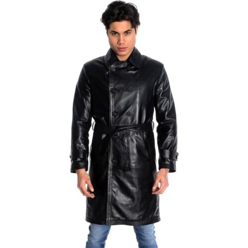 Genuine Soft Leather Handmade Black Man Jacket Biker Style High Quality Lambskin Metal Zipper Autumn Gift For Valentines Day
