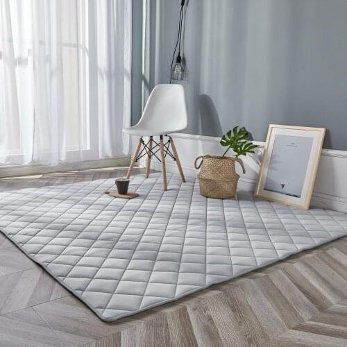 Summer Japanese Style Kids Play Crawling Carpet Bedroom Bedside Mat Kids Tatami Floor Mat Soft Anti-wrinkle Living Room Area Rug