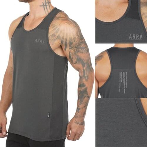 Men Sport Gym Workout Fitness Stringer Weight Loss Singlets Vest Shirt Breathable Male Running T-Shirt Sport Sleeveless T-Shirt
