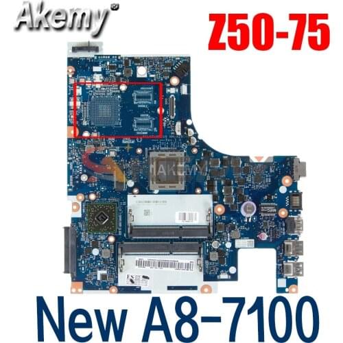 New ACLU7/ACLU8 NM-A291 Motherboard For Lenovo Z50-75 G50-75M G50-75 G50-75M Laptop mainboard ( For AMD A8-7100 CPU ) GM