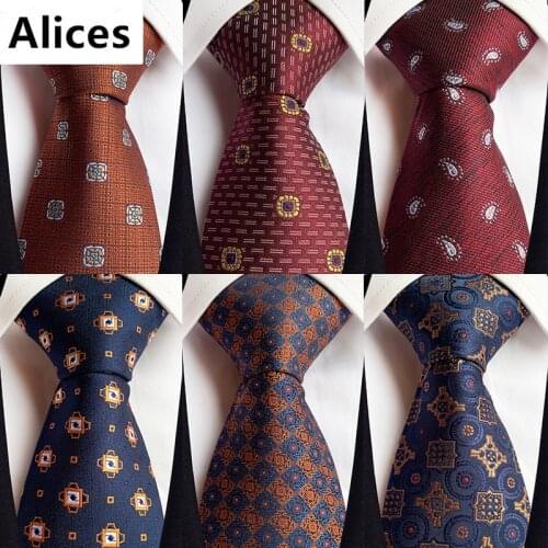 New Mens Tie Retro Striped Paisley Floral Plaid Solid Neck Ties for Neckties Gentleman Business Man Wedding Tie Wholesale Custom