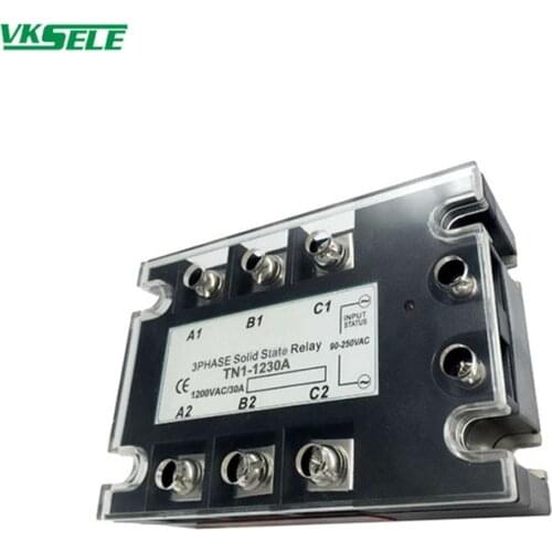 Solid state relay AC AC china factory 3 phase 40A 50A 60A TN1-1230A TN1-1240A TN1-1250A 1200VAC
