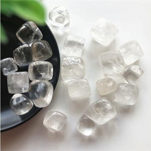 Drop Shipping 100g 10-30mm Natural White Quartz Crystal Stones Cube Healing Crystals Reiki Natural Stones and Crystals