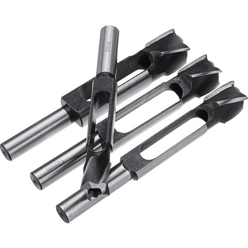 DANIU 8/10/12/15mm Tenon Dowel And Plug Drill 13mm Shank Tenon Maker Tapered Woodworking Cutter