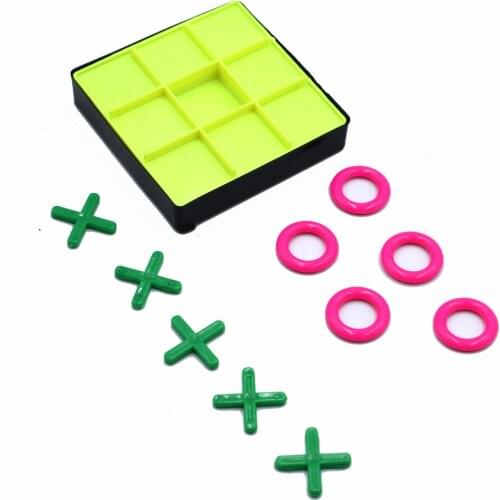 Parent-Child Interaction Leisure Board Game OX Chess Funny Developing Intelligent Educational Toys