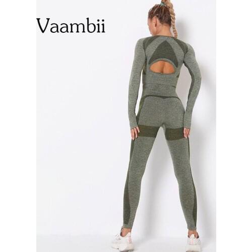 Leggings Sport Summer Tracksuit For Women Fitness Gym Set Yoga Suit Sports Suits Outfit For Woman Two Piece Long Sleeve Top