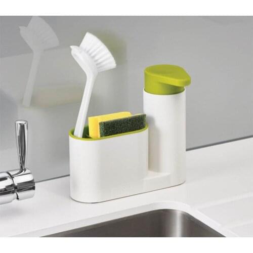 Dish Cloth Storage Rack Drainboard Sponge Holder 1Pcs Detergent Storage Box Desktop Organizer Soap Liquid Tools Multipurpose