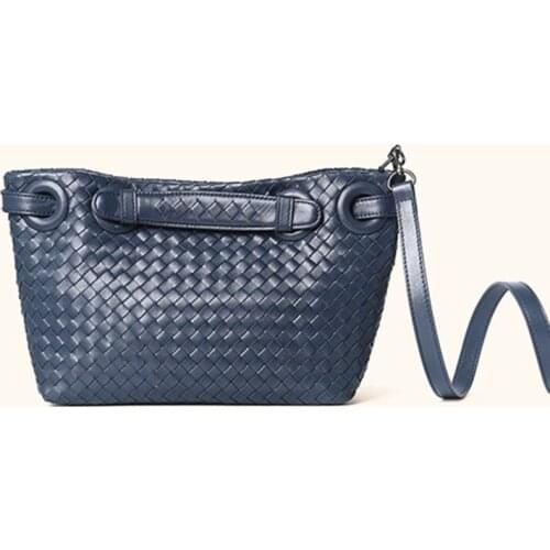 2021 Brand Luxury New Ladies Shoulder Bag Leather Woven Handbag Fashion High Quality Simple Large-capacity Women Messenger Bags