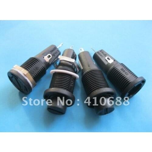 50 Pcs Fuse Holder R3-54B 6.3A 250V for 5x20mm Hot Sale HIGH Quality