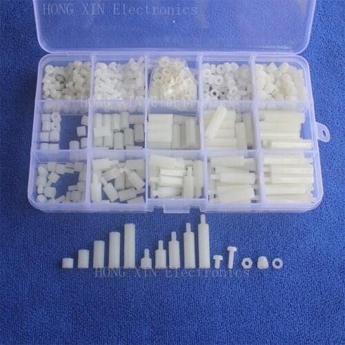 560Pcs M3 Male-Female/Female-Female Spacers PCB Threaded Cross Screws nuts washer Bolt Assortment kit set Standoffs