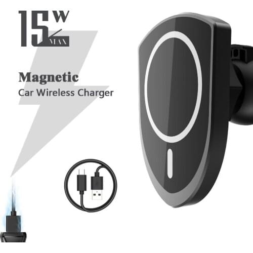 Wireless Charger for Apple 12 Mobile Phone Magnetic Wireless Charging New Intelligent Two in One 15W Fast Charging