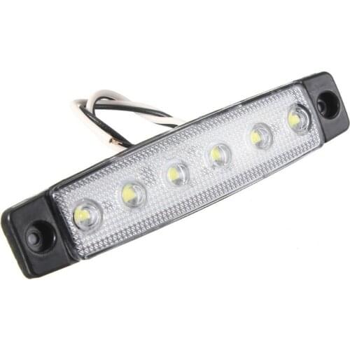 Truck side light Highlight 0.5W DC12 6SMD 2835 Waterproof buses trucks trailers Marker Light led lamp light 10PCS JTCL229-2-ly