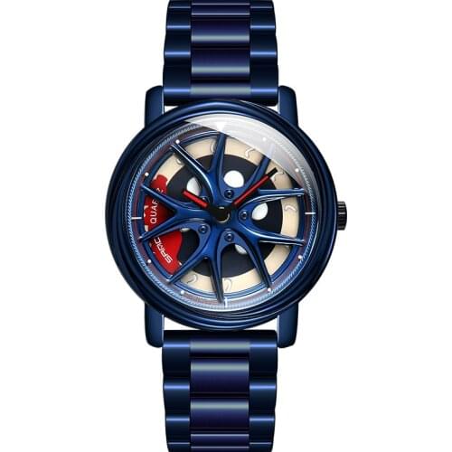 UTHAI BK27 Personality Can Run Mens Student Trend Quartz Steel Band Waterproof Watch In Four Colors