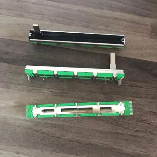 For Behringer Soundcraft 7.5 cm 75MM A10KX2 double straight slide potentiometer A10K --10PCS/LOT