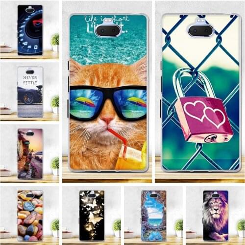 For Sony Xperia 10 Case 6.0" TPU Soft Silicone Back Cover For Coque Sony Xperia10 Case Cover For Sony Xperia 10 L3113 L4113 Bags
