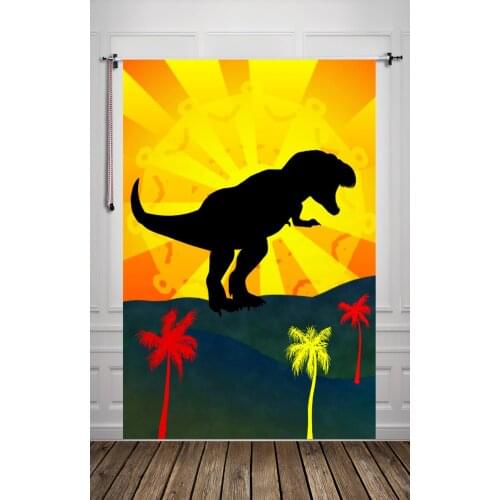 Background Dinosaur Theme Photography Backdrops Jurassic World Alone Dinosaur Kids Birthday Party Photography Studio Backdrop