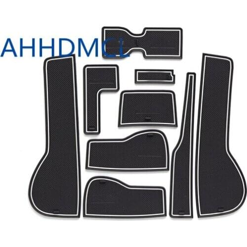 Car Door Groove Mat Gate Slot Cup Armrest Storage Pad Mat For Bora 2016 2017 2018