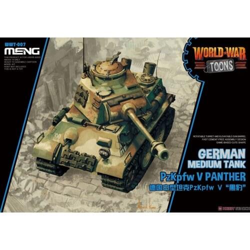 Meng Model WWT007 German Medium Tank Pz.Kpfw V Panther (Q Edition) Model Kit